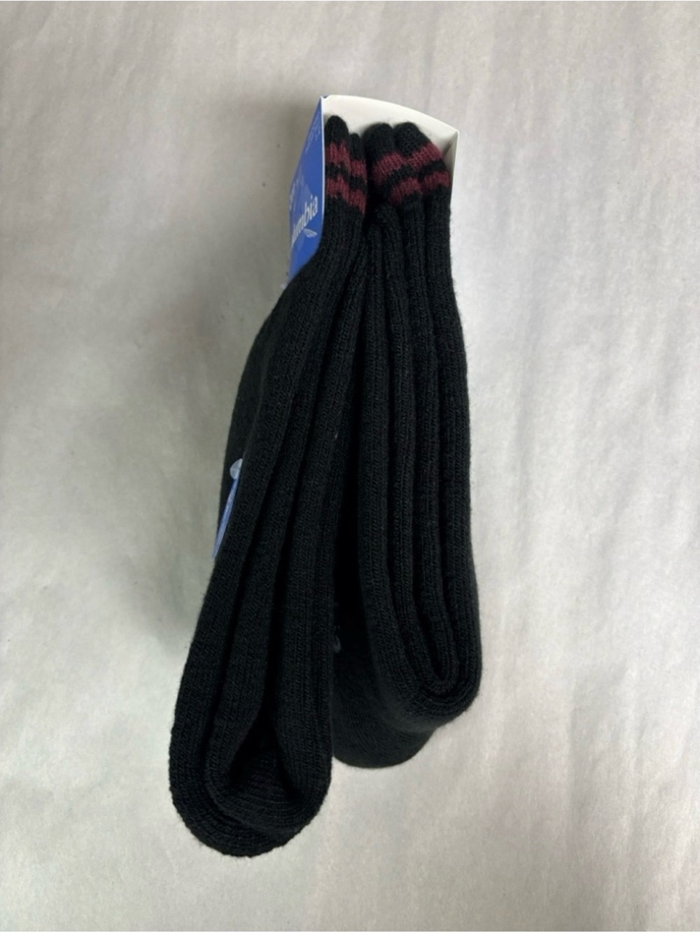 New Columbia Socks Men’s 2 Pair Black Warm Fleece Socks Activewear Casual Active - Picture 5 of 12